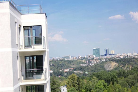 Z budovy Sky Residence - Praha / Barrandov